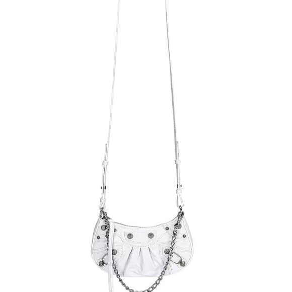 Mini Optic White Balenciaga Mini Le Cagole Bag - Picture 4 of 9
